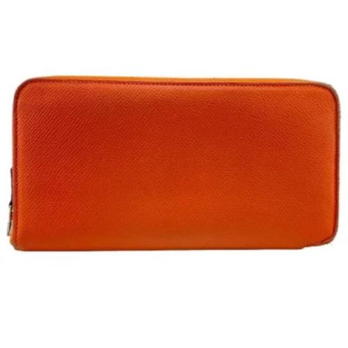 Hermès Vintage Pre-owned Laeder plnbcker Orange, Dam