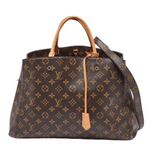 Louis Vuitton Vintage Pre-owned Canvas louis-vuitton-vskor Brown, Dam