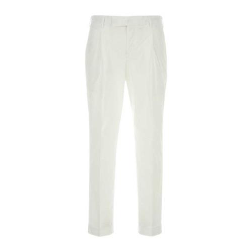 PT Torino Leather Trousers White, Herr