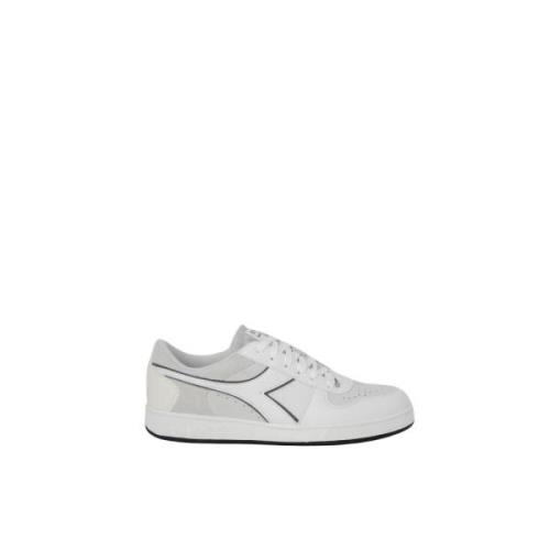 Diadora Grå Lädersneakers med Gummisula Gray, Herr