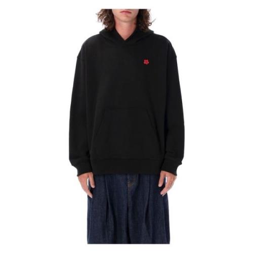 Kenzo Svart Stickat Hoodie Aw24 Black, Herr