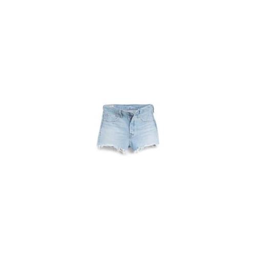 Levi's Blå Knappshorts med Fickor Blue, Dam