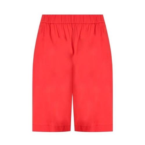 Max Mara Korall Oliveto Bermuda Shorts Red, Dam