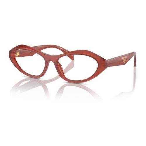 Prada Opal Cornelian Glasögonbågar Brown, Unisex