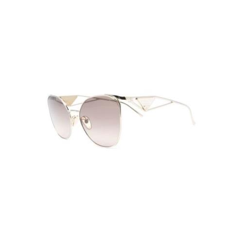 Prada PR 50Zs Zvn3D0 Sunglasses Beige, Dam