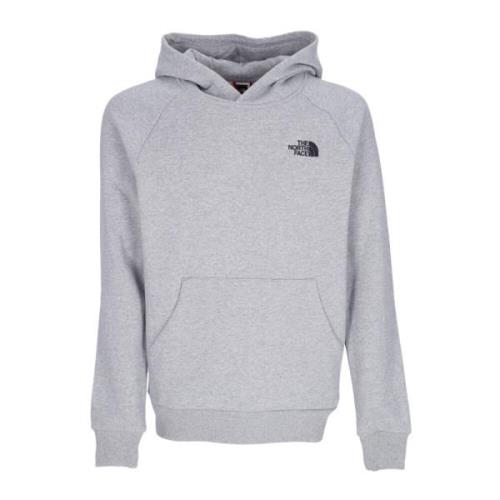 The North Face Raglan Redbox Hoodie Light Grey Gray, Herr