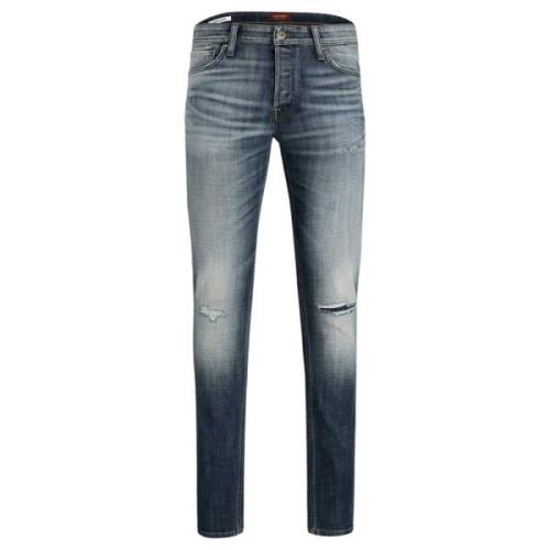 Jack & Jones Klassiska Blå Herr Jeans Dragkedja/Knappstängning Blue, H...