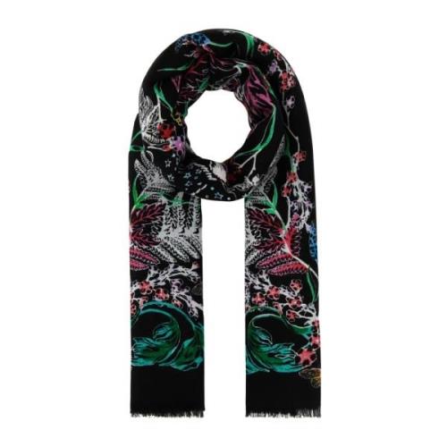 Alexander McQueen Skull Fern Scarves och Sjalar Multicolor, Dam