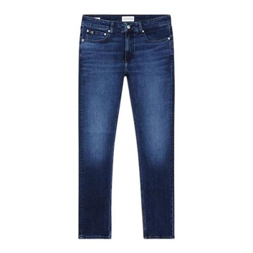 Calvin Klein Jeans Blå Dragkedja & Knapp Jeans Blue, Herr