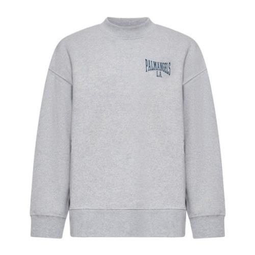 Palm Angels Stiliga Sweaters Kollektion Gray, Herr