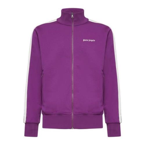 Palm Angels Lila Track Jacket med Logo Purple, Herr