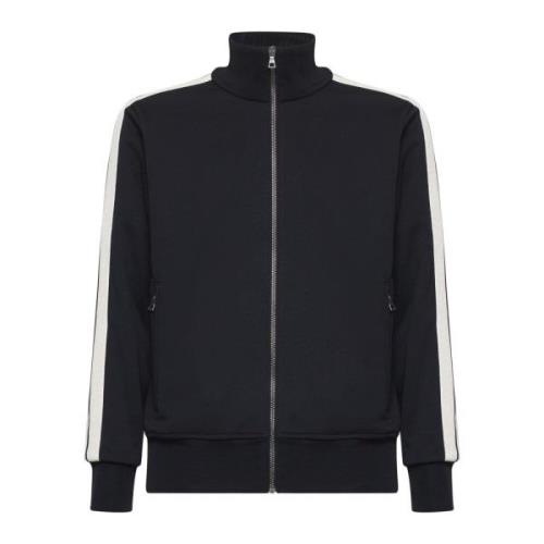 Palm Angels Svart Track Jacket med Logo Black, Herr