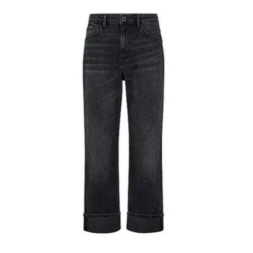 MOS Mosh Galleon Boyfriend Jeans Svart Black, Dam