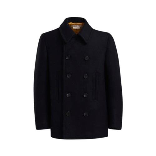 Marni Svart Peacoat med Funktionella Detaljer Black, Dam