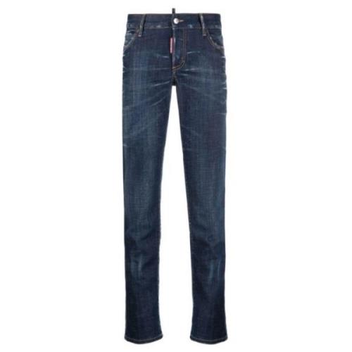 Dsquared2 Indigo Blue Skinny Jeans Blue, Dam