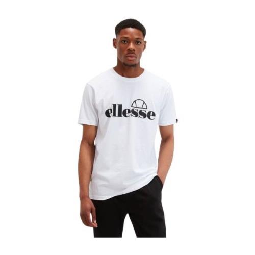 Ellesse Stilren Rund Hals T-shirt White, Herr