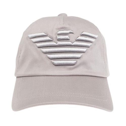 Emporio Armani Herr Baseball Cap Stiligt Design Beige, Herr