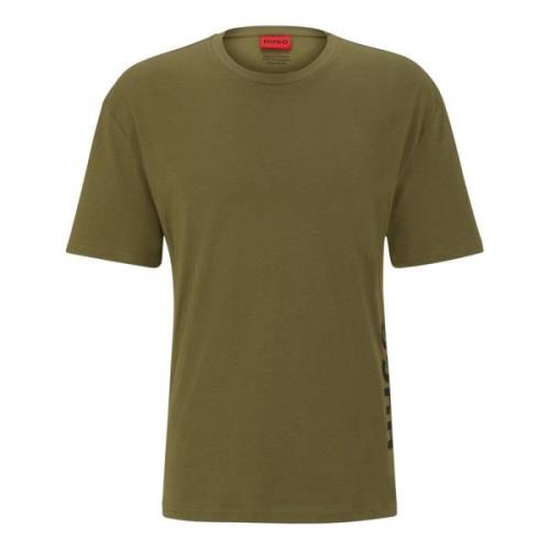 Hugo Boss Herr Snygg Ekologisk Bomull T-shirt Green, Herr