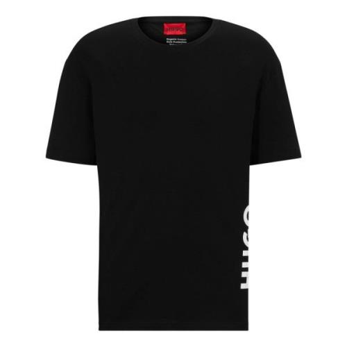 Hugo Boss Herr Snygg Ekologisk Bomull T-shirt Black, Herr