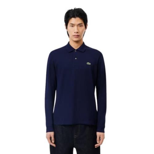 Lacoste Långärmad Polo Herr Mörkblå Blue, Herr