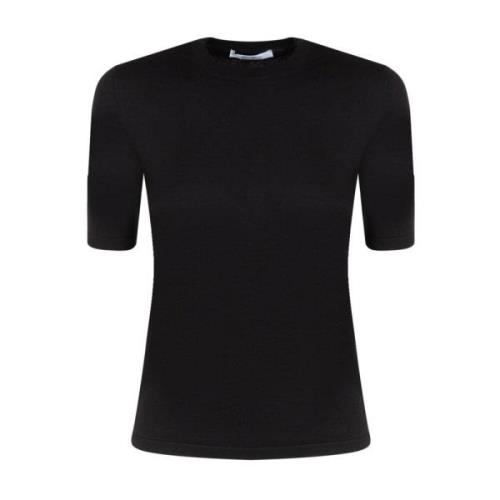 Max Mara Silke Kashmir Crew-Neck Tröja Black, Dam