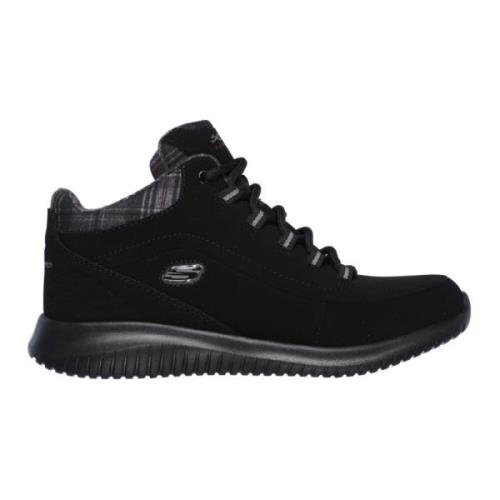 Skechers Sporty High-Top Sneakers Black, Dam