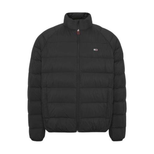 Tommy Hilfiger Svart Dunjacka med Ståkrage Black, Herr