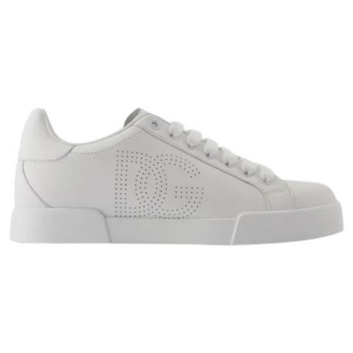 Dolce & Gabbana Laeder sneakers White, Dam