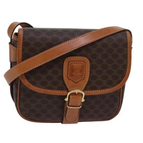 Celine Vintage Pre-owned Canvas celine-vskor Brown, Dam