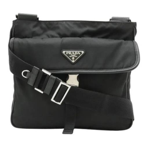 Prada Vintage Pre-owned Tyg prada-vskor Black, Dam