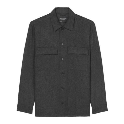 Marc O'Polo Overshirt Black, Herr