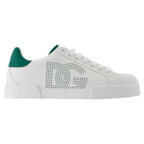 Dolce & Gabbana Laeder sneakers White, Dam