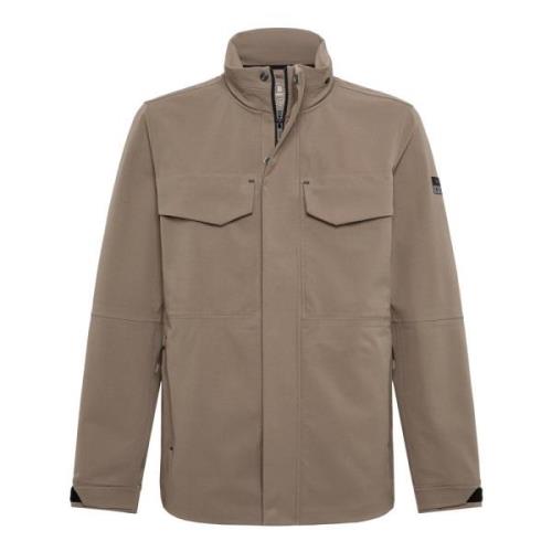 Boggi Milano B Tech Tekniskt Tyg Field Jacket Beige, Herr