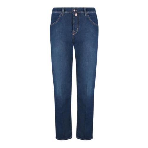 Jacob Cohën Blå Slim Fit Jeans Blue, Herr