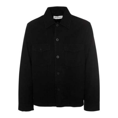 Our Legacy Klassisk Overshirt Kväll Coach Jacka Black, Herr