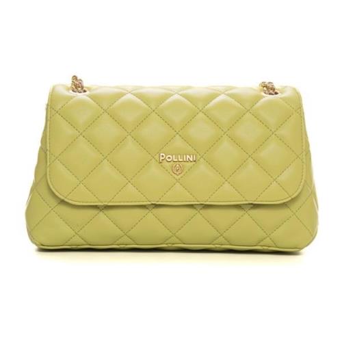 Pollini Vadderad Chanel Stilväska Green, Dam