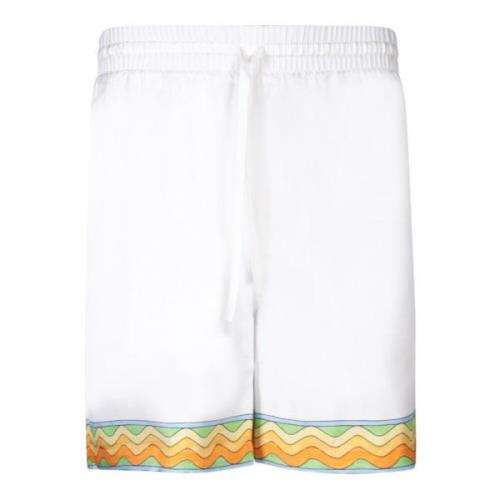 Casablanca Vita Silkes Shorts Stilfull White, Herr