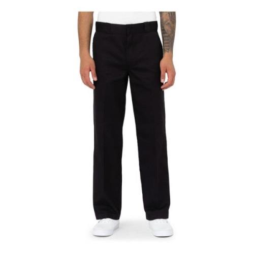 Dickies Svarta byxor med dragkedja Black, Herr