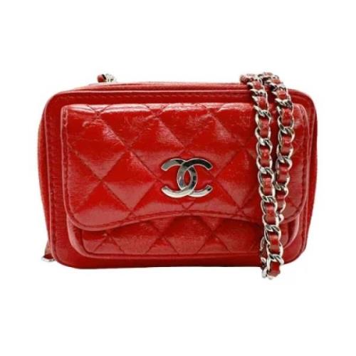 Chanel Vintage Pre-owned Laeder chanel-vskor Red, Dam