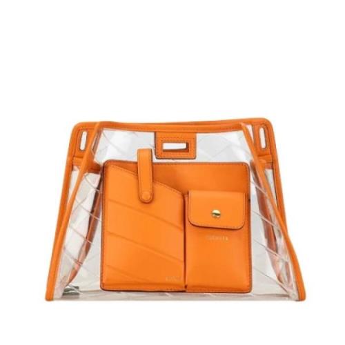 Fendi Vintage Pre-owned Vinyl fendi-vskor Orange, Dam