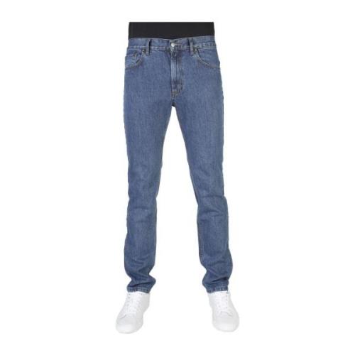 Carrera Jeans Knäppning Bomullsjeans 5 Fickor Blue, Herr