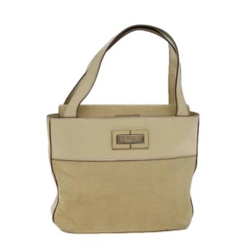 Celine Vintage Pre-owned Canvas celine-vskor Beige, Dam