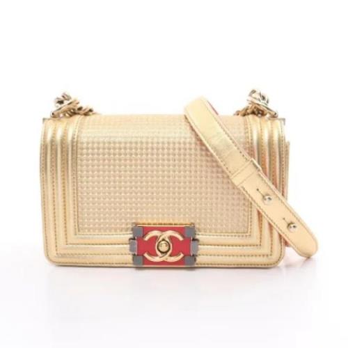 Chanel Vintage Pre-owned Laeder axelremsvskor Red, Dam