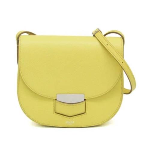 Celine Vintage Pre-owned Laeder celine-vskor Yellow, Dam