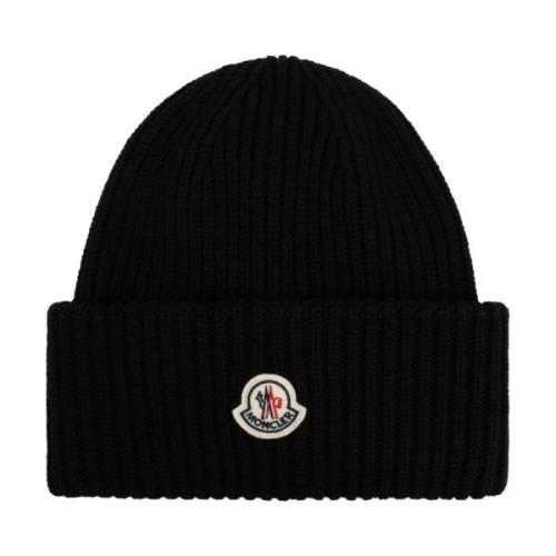 Moncler Ull Beanie Black, Herr