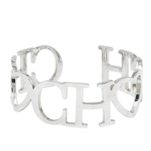 Carolina Herrera Pre-owned Pre-owned Tyg armband Gray, Dam