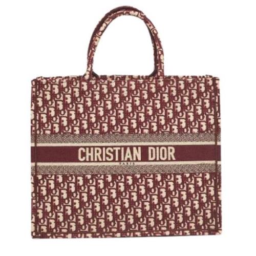 Dior Vintage Pre-owned Canvas dior-vskor Red, Dam