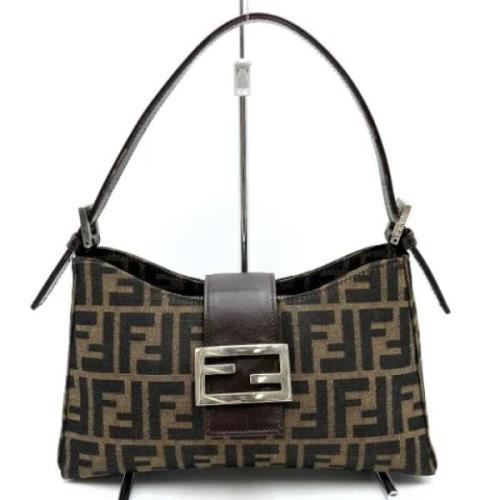 Fendi Vintage Pre-owned Canvas fendi-vskor Brown, Dam