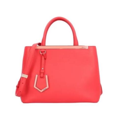 Fendi Vintage Pre-owned Laeder fendi-vskor Red, Dam