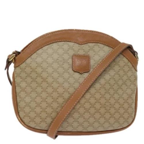 Celine Vintage Pre-owned Canvas celine-vskor Beige, Dam